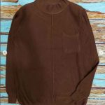 بافت قهوه ای تک جیب