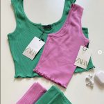 ست کراپ شرتک zara