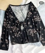 کراپ جلوگره گلدار - Image 3