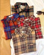 شومیز چهارخانه aini