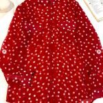 شومیز توپ توپی قرمز