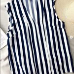 تاپ راه راه shein