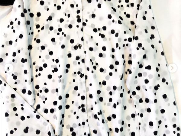 شومیز حریر توپ توپی