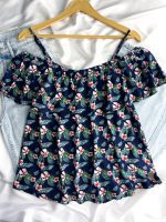 تاپ یقه قایقی flowers - Image 2