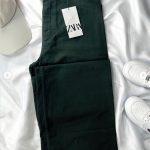 شلوار جین سبز zara