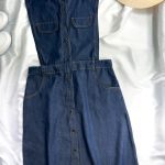 سرهمی جین کاغذی دامنی