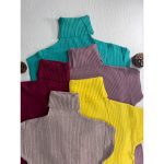 بافت یقه اسکی آستین سه سانت - Image 3