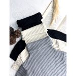 بافت یقه اسکی آستین کوتاه