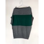 تاپ بافت طوسی سبز