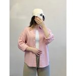 شومیز لینن پینک