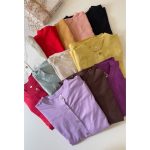 شومیز نخی کالرفول