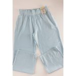 شلوار لینن آبی آسمونی