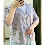 شومیز گلدار نخی - Image 3