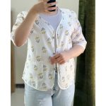 شومیز گلدار نخی - Image 2