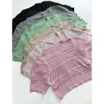 تاپ قلاب بافی ساده