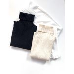 بافت شاین یقه اسکی ایراددار