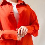 شومیز آستین سه دکمه - Image 4