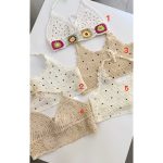 نیمتنه قلاب بافی گره ای