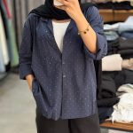 شومیز نگینی ابریشم
