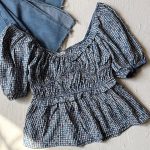 تاپ فانتزی چهارخونه shell