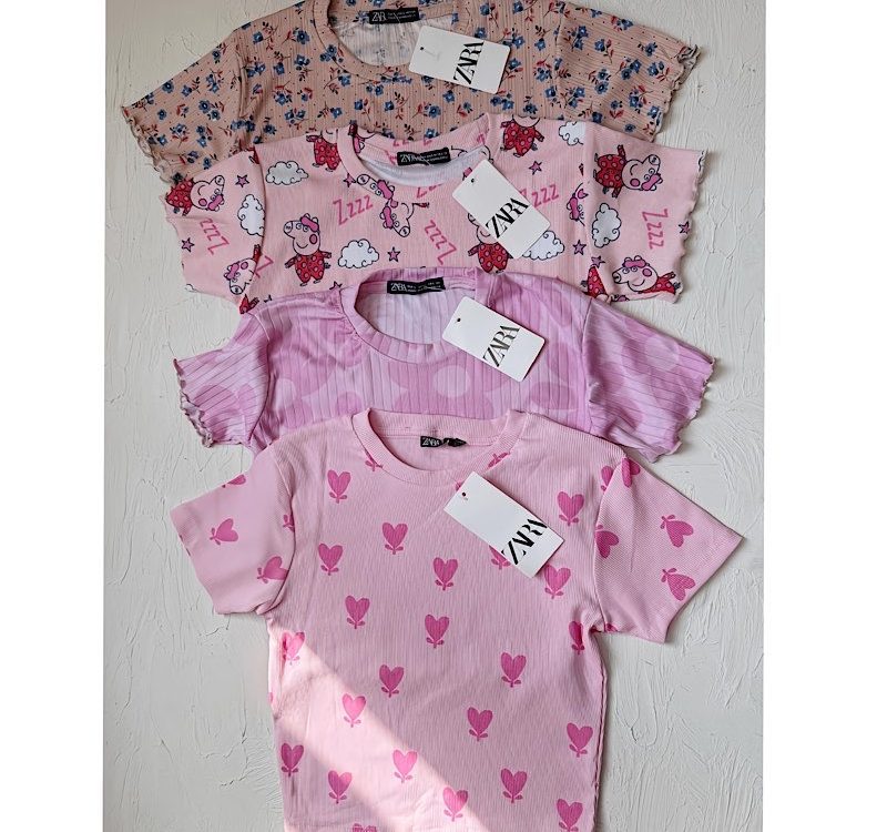 کراپ pink zara