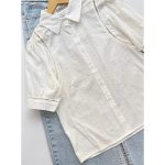 شومیز سفید دلیس - Image 3