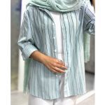 شومیز راه راه سبین - Image 2