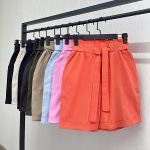 شلوارک لینن کمرهویجی - Image 2