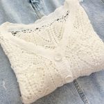 شومیز قلاب بافی ریوا