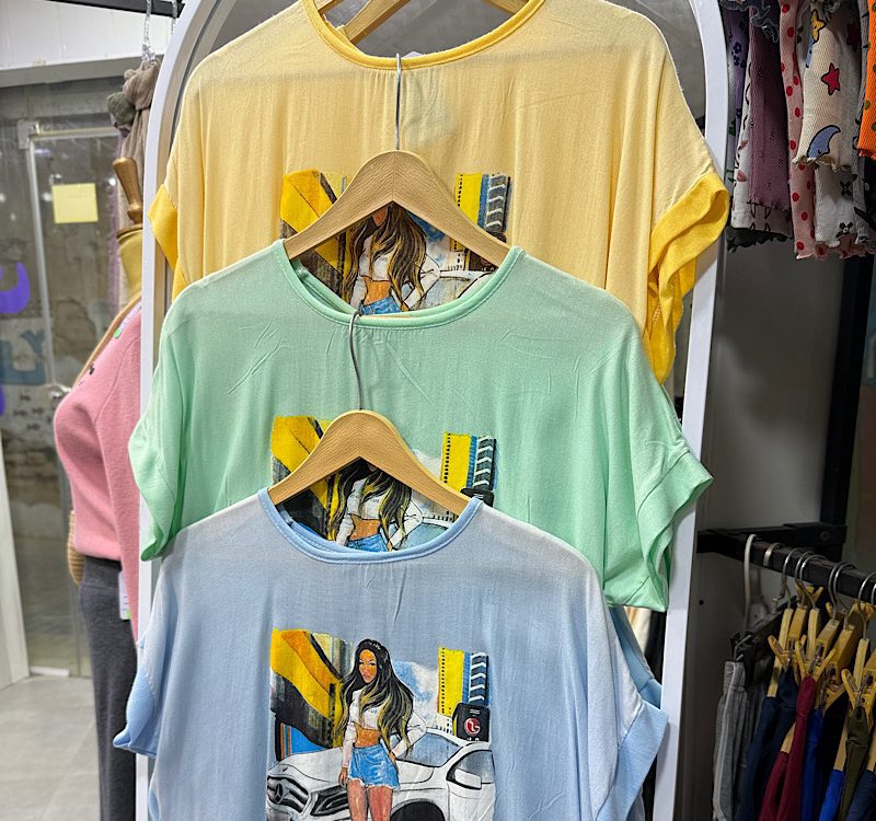 تیشرت دختروماشین