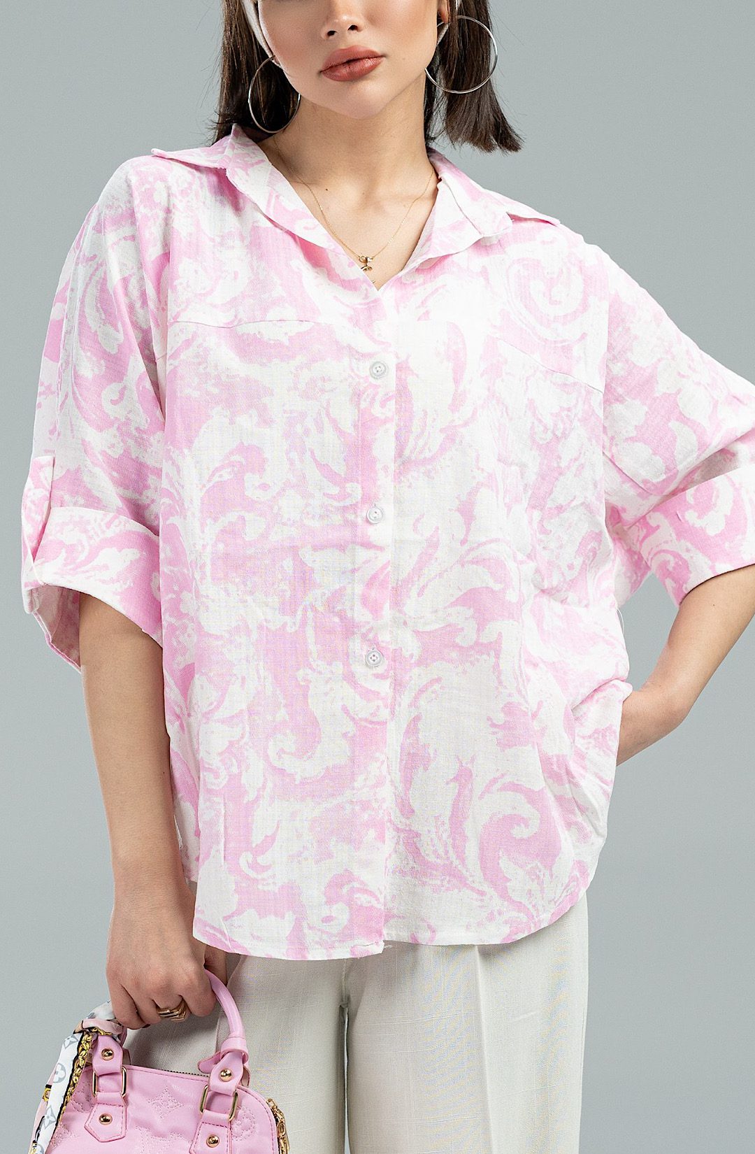 IMG_8330 شومیز طرحدار کادنزا - Image 1