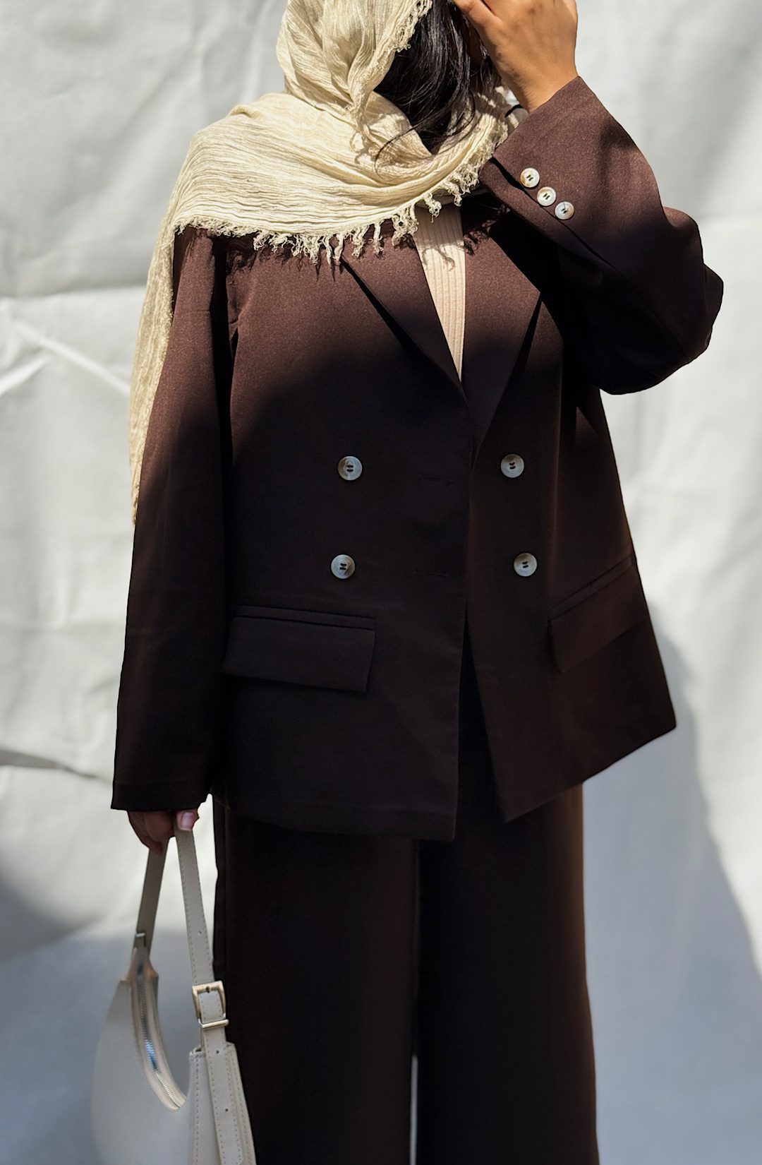 ست کت شلوار کرپ مازراتی