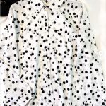 شومیز حریر توپ توپی