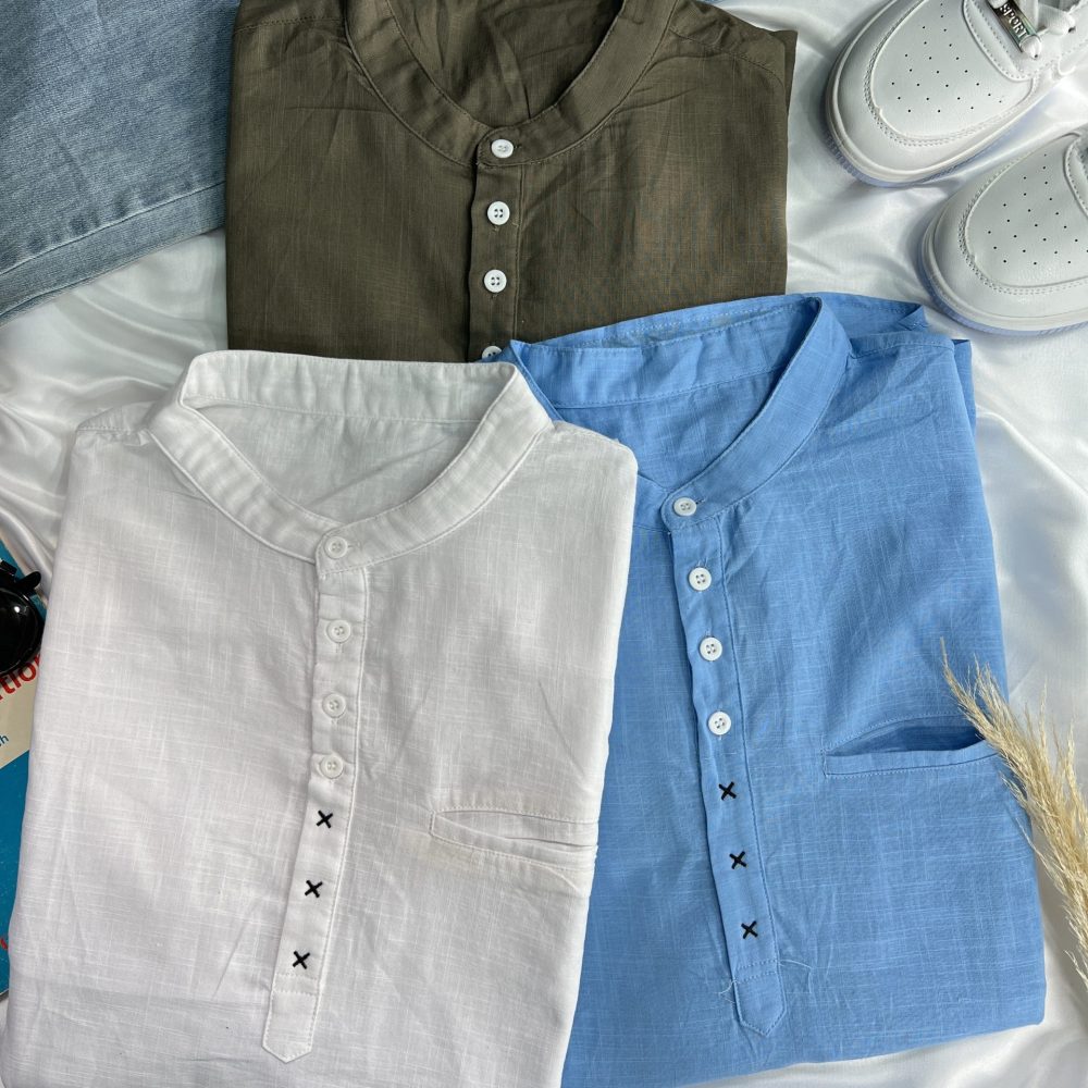 شومیز لینن آبیتا