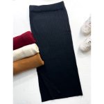 دامن ریلی چاکدار زرشکی