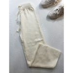 شلوار بگ بافت شیری