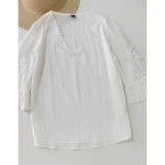 شومیز سفید لیشلی