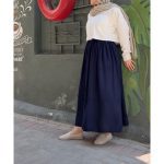 دامن نخی چیندار