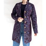 مانتو مخمل برجسته