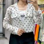 شومیز دوتیکه پاپیون