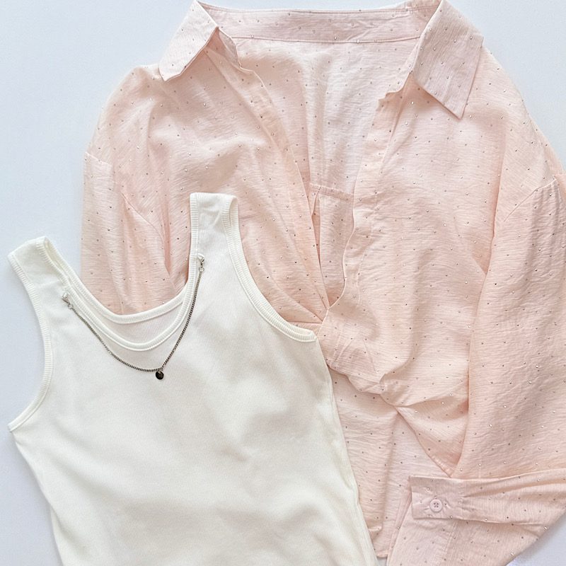 شومیز سه تیکه نگینی