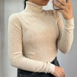 بافت یقه اسکی ساده - تصویر 2