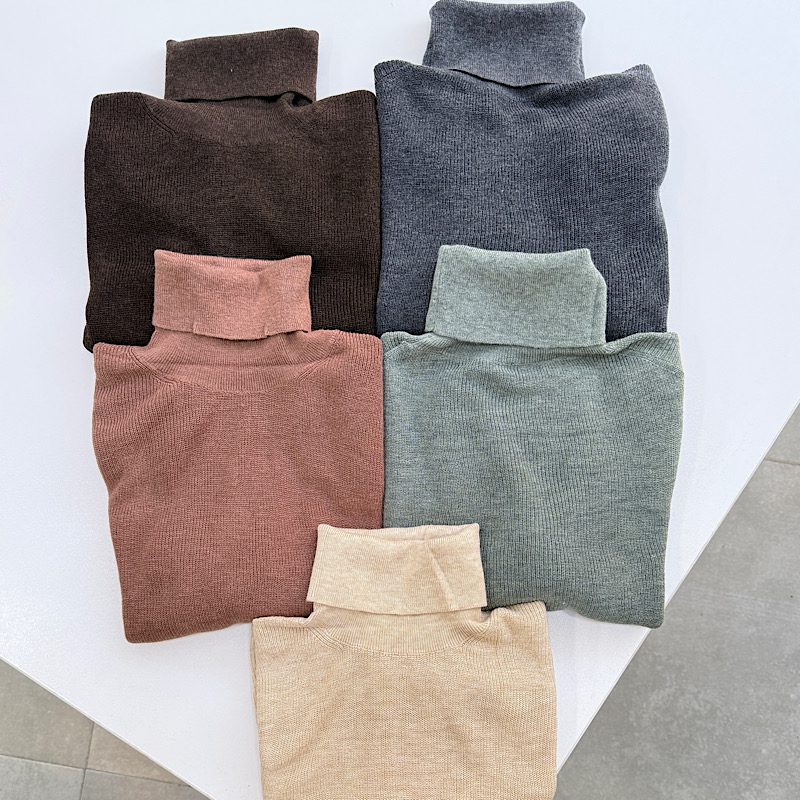 بافت یقه اسکی ساده