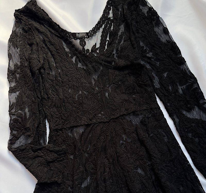 پیراهن دانتل تور ایندیا