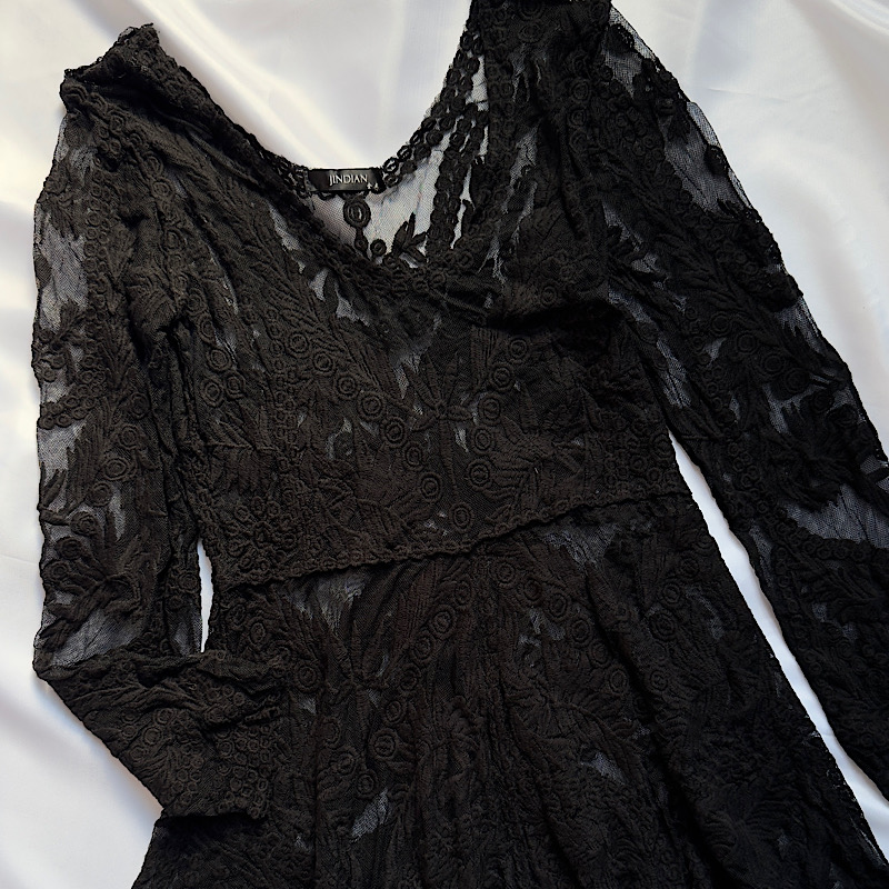 پیراهن دانتل تور ایندیا