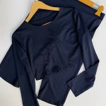 ست بلوز شلوارک زنانه جنس غواصی - Image 2