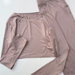 ست بلوز شلوارک زنانه جنس غواصی - Image 5