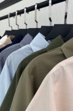 شومیز کراپ لینن باکسی - Image 5