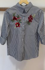 شومیز دخترانه گلدوزی آناسی - Image 4