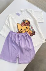 ست تیشرت شلوارک hello kitty